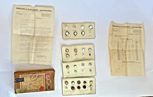 RARO - Campione vintage carte gioielli e listino prezzi di Kaufbeuren GERMANIA - 1952 - Foto 1 di 13