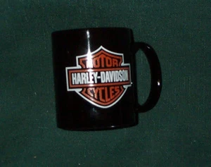 Harley-Davidson Motorcycles Nice Black Mug Earl Small's Marietta GA Motor Cycles - Picture 1 of 4