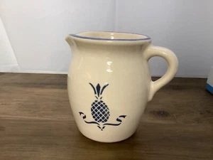 Pfaltzgraff Hospitality Spectrum Creamer Blue Pineapple USA - Picture 1 of 9