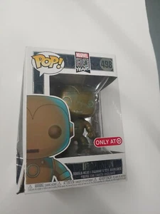 Funko Pop Iron Man Marvel 80th Anniversary Patina Target Exclusive Box Damage - Picture 1 of 3
