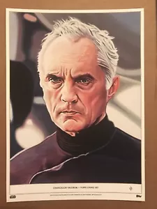 Chancellor Valorum Topps Star Wars Living 10x14 Gold Fine Art Druck #122 1/1 - Bild 1 von 9