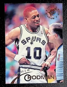 Tarjeta de baloncesto Dennis Rodman 1994-95 Topps Stadium Club San Antonio Spurs #72 - Imagen 1 de 2