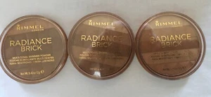 ONE (1) RIMMEL Radiance Brick Shimmer BRONZING POWDER - Choose Your Shade - NEW  - Picture 1 of 14