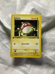 Pokémon TCG Voltorb Team Rocket 69 Regular 1st Edition Common - Picture 1 of 2