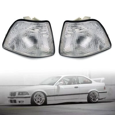 Corner Lights For Bmw E36 3-Series 4Dr Sedan/Hatchback 1992-1998 White ZE - Image 1 of 4
