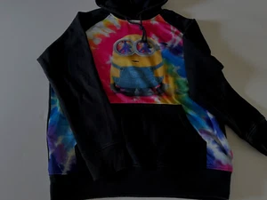 Despicable Me Minions Herren L Pullover Hoodie Sweatshirt Schwarz Multi Batik - Bild 1 von 9