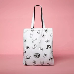 Mark Ryden x Barbie Double-Sided B & W TOTE BAG Mattel Creations Brand NEW - Picture 1 of 2