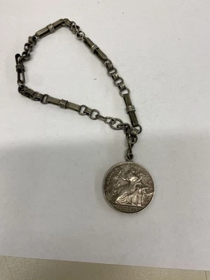 Bavaria 1871 1 THALER Victory Over France Silver Germany German State Pendant - Image 1 of 4