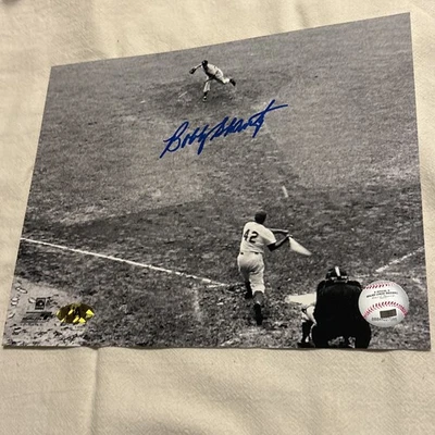 Foto firmada autografiada por Bobby Shantz 8x10 Beckett BAS CERTIFICADO DE AUTENTICIDAD MLB Jackie Robinson Foto 1 de 3