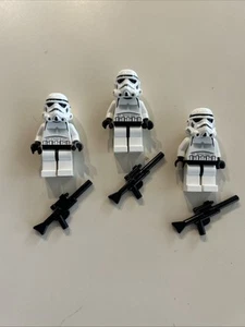 Lego Star Wars Stormtrooper sw0188 Minifigure Lot Of 3 With Guns - Picture 1 of 3