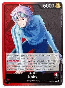 One Piece Koby Op11-001 Un Pugno di Velocità Divina - Foto 1 di 2