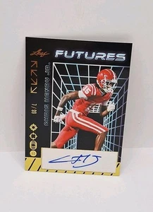 2024 LEAF FUTURES CHRIS HENRY JR. AUTO 7/99 GOLD FOIL - Picture 1 of 3