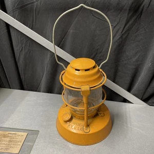 VTG ~ 1950s DIETZ Night Watch Railroad Lantern ~ Clear Glass Globe ~ Directions - Picture 1 of 7