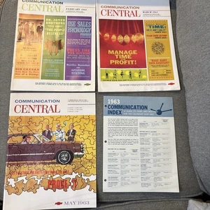 1963 - Feb, Mar & May Chevrolet Communication Central Dealer Updates Magazines - Picture 1 of 20