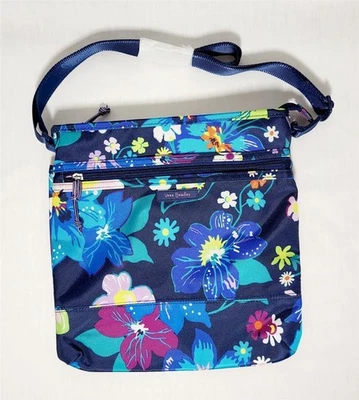 Bandolera Vera Bradley Azul Delgado Cartera Luciérnaga Jardín Aligerar Nueva con Etiquetas Foto 1 de 4