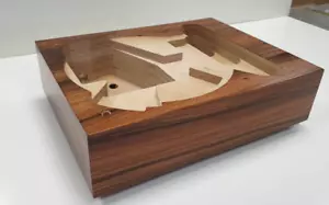 Baltic birch plywood plinth for Lenco L70/L75 veneered in Palisander - Imagen 1 de 7