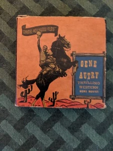 Vintage Gene Autry Shoot Straight 8mm Carmel Film Production & Box 3" 10A - Imagen 1 de 6