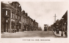 RP Postcard - Electric Tram, Cheetham Hill Road, Manchester, 1915.