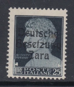 ZARA GERMAN OCC.(DT BES) Sass. n. 18 cv 120.000€ MNH** signed LUDIN - SUPER RARE - Picture 1 of 2