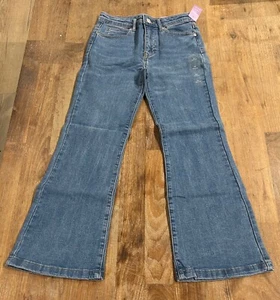 evsie by Maurices Flare Jean Mid Rise, Blue, Size 11 REG - Picture 1 of 6