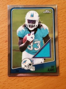 2015 Topps Chrome 60th Anniversary Relics #T60RJA Jay Ajayi Dolphins Rookie - Picture 1 of 2