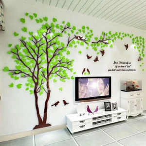 3D Flower Tree Wall Sticker Home Room DIY Art Decor Removable Decals Vinyl Mural - Picture 1 of 19