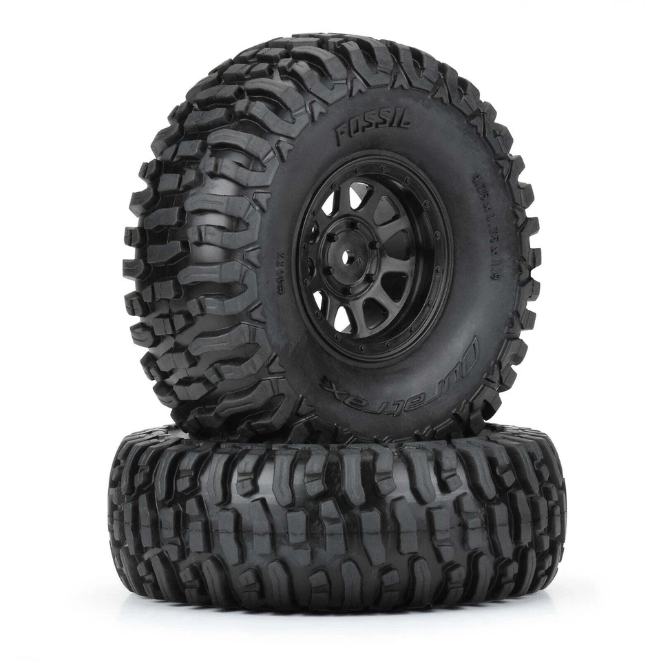 Duratrax DTX407710 1 10 Fossil Fr/Rr 1.9" Crawler Tires MTD 12mm Black Kodiak