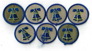 Lot of 7 LIBERTY Patrol Patches Full Color Authentic Ready To Use [PH538] - Picture 1 of 1
