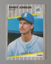 1989 Fleer Update  # U-59 Randy Johnson Rookie RC