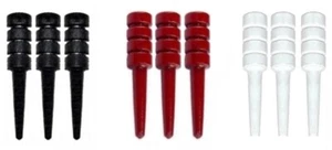 Nuevo Juego de 9 clavijas de madera de abedul para cribar - envíos con seguimiento - negro rojo blanco - Imagen 1 de 1