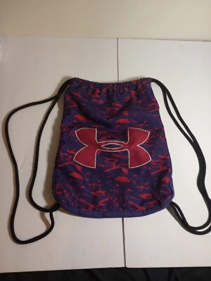 Mochila unisex Under Armour 100 % poliéster púrpura 💜 Bolsa de gimnasio  Foto 1 de 4