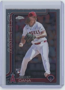 Caden Dana RC 2025 Topps Chrome #245 Los Angeles Angels - Picture 1 of 2