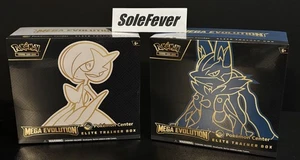 New & Sealed Pokemon Center ETB Mega Evolution Gardevoir & Lucario Bundle of 2 - Picture 1 of 9
