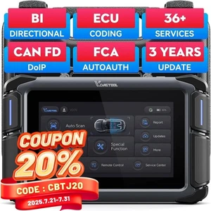 2025 VD70 OBD2 Scanner Diagnostic Tool Full System Bidirectional Key Programming - Picture 1 of 14