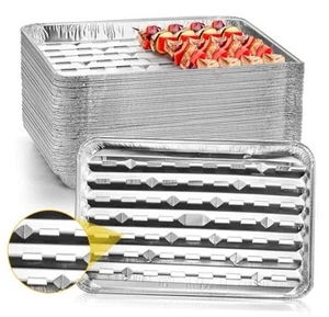 30 Pack Disposable Aluminum Foil Pans - 13.4 x 9 x 1.1 Inch Food Containers, - Picture 1 of 7