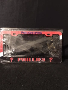 Kennzeichenrahmen - PHILADELPHIA PHILLIES - Polycarbonat Kunststoff/einzeln & neu - Bild 1 von 3