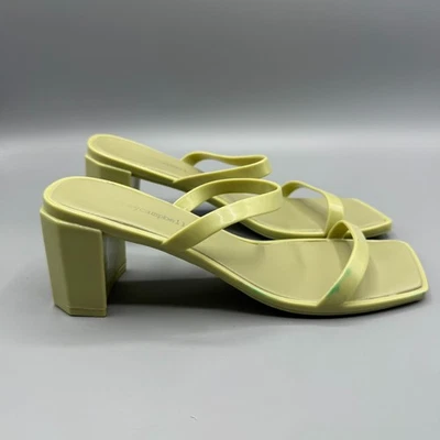 Sandalia Jeffrey Campbell Jamm-3 Jelly Slide Polvorienta Como Nueva Talla 8 Foto 1 de 4