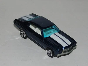 Chevelle SS 1970 Chevy 1970 Hot Wheels blanco Int - sin capucha a rayas Malasia 1999 - Imagen 1 de 3