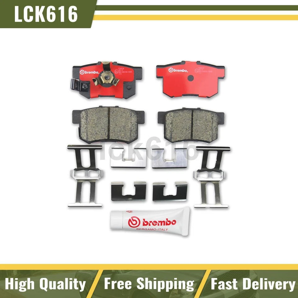 Kit de pastillas de freno traseras Brembo de cerámica (4 piezas) para Honda CR-V 2005-2011 Foto 1 de 2