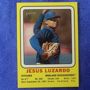 2018 Topps Heritage MiLB #69CC-JL: Jesus Luzardo [Transogram] (INS-143) - Picture 1 of 1