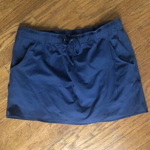 Zac & Rachel Women Navy Blue Wrap Plus-Size Skort Size 2X - Picture 1 of 4
