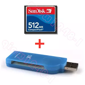 512MB CNC CF Compact Flash card + SSK USB2.0 Card reader FANUC - Picture 1 of 3