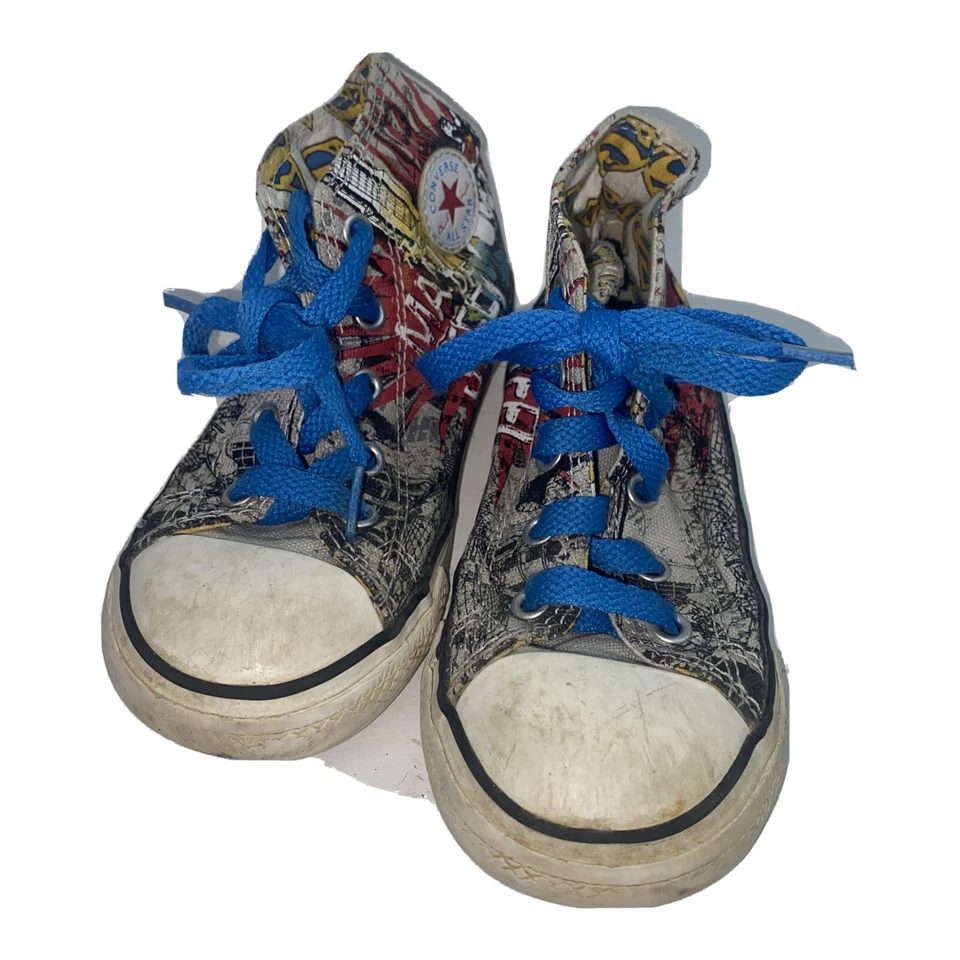 Zapatillas Converse Chuck Taylor Superman Hombre de Acero Zapatos Talla 9 Infantes Foto 1 de 4