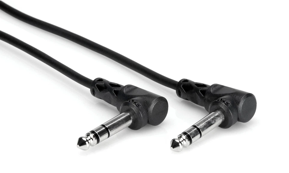 Interconexión equilibrada Hosa CSS-103RR, ángulo recto 1/4 pulgada TRS a la misma, 3 pies Foto 1 de 1