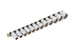 Blue Spot 01566 Metric Shallow Sockets 8-19mm 12 Piece 3/8D - Picture 1 of 12