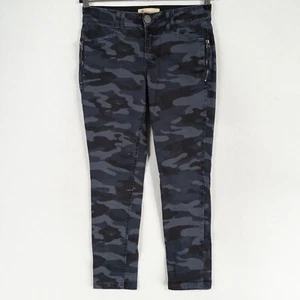 Pantalones Democracy Mujer 4P Gris Camuflaje Ab Tecnología Adelgazante Tobillo Cremallera Acentos - Imagen 1 de 12