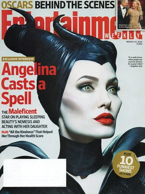 ENTERTAINMENT WEEKLY March 14 2014 Angelina Jolie Oscars Behind The Scenes - Image 1 of 4