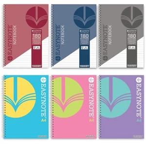 Easynote A4 Premium Spiral Notebook Note Pad Notes 180 Lined pages 80gsm Paper - Picture 1 of 19