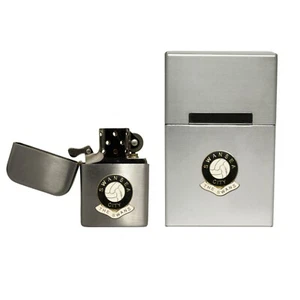 Swansea City football club petrol lighter and metal cigarette packet cover - Picture 1 of 1