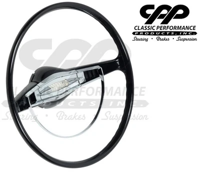 Volante 59 60 Chevy Bel Air 15" retrô RP20030 preto - Imagem 1 de 4